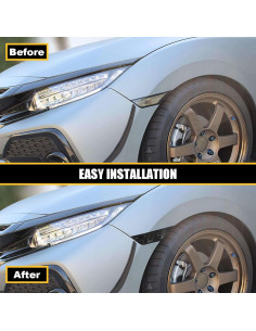 Luces de Marcador Lateral LED Venyeeda para Honda Civic 2016-2021 2