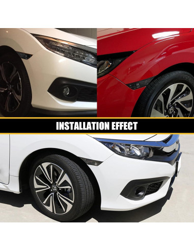 Luces de Marcador Lateral LED Venyeeda para Honda Civic 2016-2021