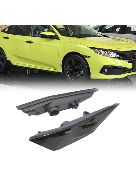 Luces de Marcador Lateral LED Venyeeda para Honda Civic 2016-2021