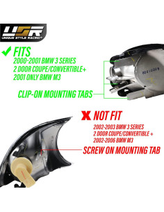 Luces de Giro DEPO Ahumadas para BMW E46 2000-2001 Clip-On 2