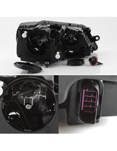 Faro Izquierdo AKKON para VW Jetta 2011-2018 Cromo Halógeno 2