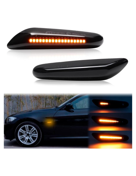 Luces de Marcador Lateral LED Secuencial FetonAuto BMW E60 E90 E92 E93