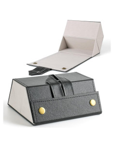 Estuche Plegable para Gafas de Sol - Negro - 3 Ranuras