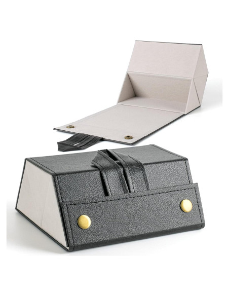 Estuche Plegable para Gafas de Sol - Negro - 3 Ranuras