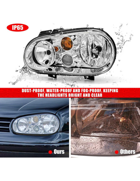 Faros LED para Volkswagen Golf MK4 1999-2006 y Cabrio 1999-2002