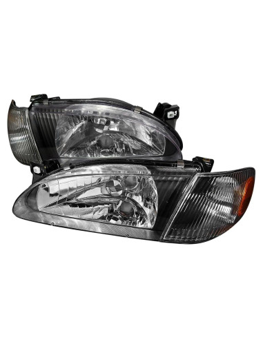 Faros de Cristal Estilo Factory Instyleparts para Toyota Corolla 1998-2000