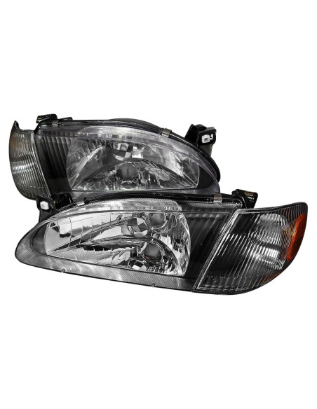 Faros de Cristal Estilo Factory Instyleparts para Toyota Corolla 1998-2000