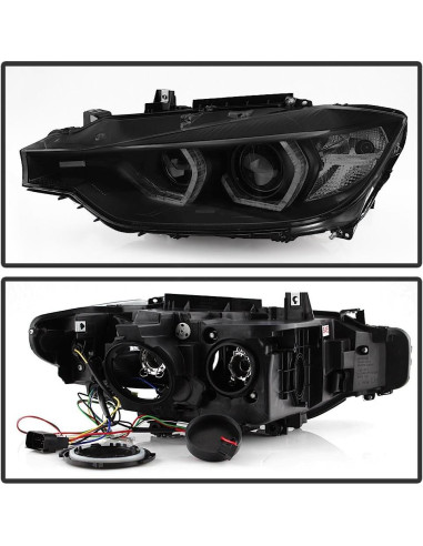 Faros Delanteros LED 3D ACANII para BMW F30 2012-2015