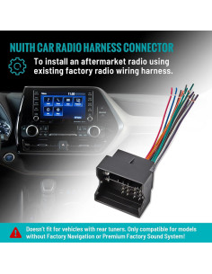 Arnés de Cableado de Radio NuIth para VW/Audi/BMW 1999-2015 2