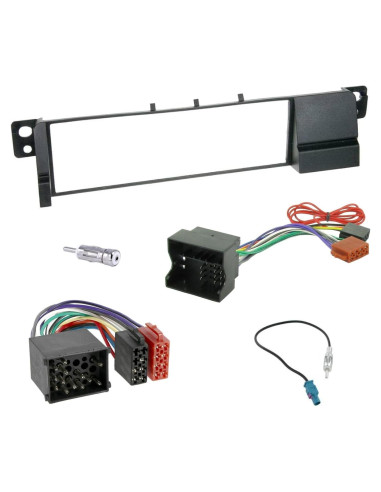 Kit Instalación Radio Estéreo 1 DIN Sound-Way BMW E46
