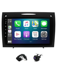 Estéreo de Coche Ftoghe 9" Android 13 para Mercedes R171 2004-2010