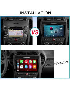 Estéreo de Coche Ftoghe 9" Android 13 para Mercedes R171 2004-2010 2