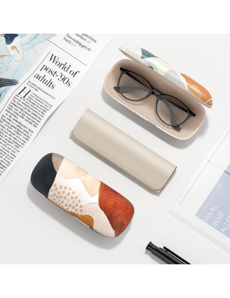 Estuche Duro para Gafas Unisex - 3 Piezas Boho Floral
