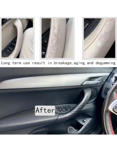 Manija de puerta interior BMW X1 F48 X2 F39 2016-2023 Carbono 2