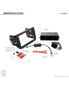 Kit de Instalación Completo Scosche ICVW6BN para Volkswagen 2002-15 2