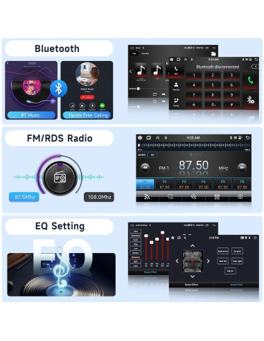 Estéreo Android 13 para Honda Civic 1996-2001 9" CarPlay