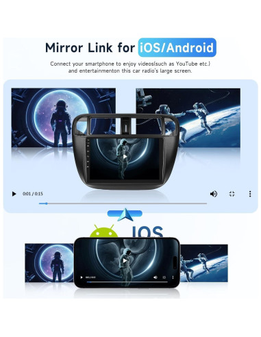 Estéreo Android 13 para Honda Civic 1996-2001 9" CarPlay