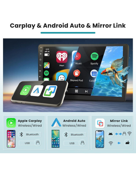 Radio Estéreo Roinvou para Suzuki Swift 2005-2010 con Carplay