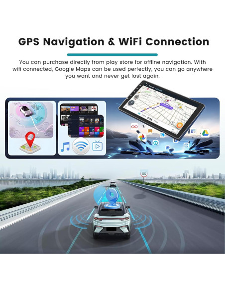 Radio Estéreo Roinvou para Suzuki Swift 2005-2010 con Carplay