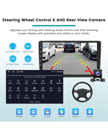 Radio Estéreo Roinvou para Suzuki Swift 2005-2010 con Carplay