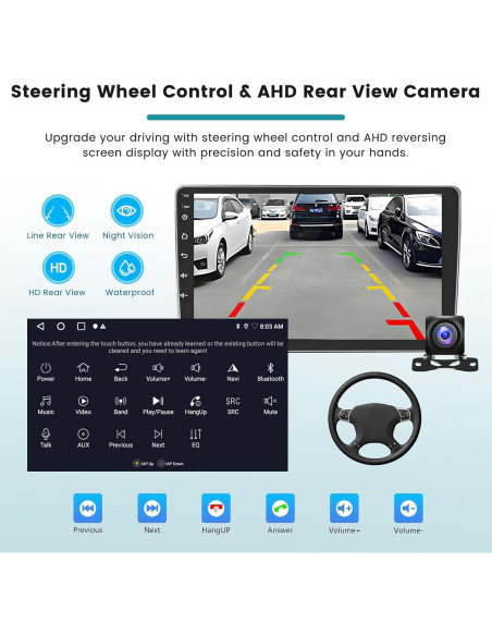 Radio Estéreo Roinvou para Suzuki Swift 2005-2010 con Carplay