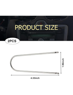Juego de Herramientas de Extracción de Radio de Coche Ferianl 2 Piezas 2