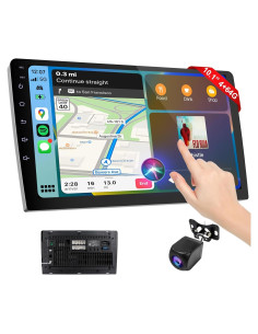 Estéreo Doble Din Haudio CVD1943-ZA 10.1" CarPlay Android Auto