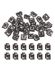 Kit 30 Clips U de Metal 10mm Swpeet para Panel de Auto