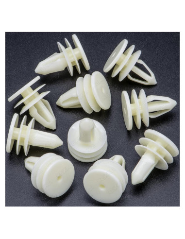 10 Sujetadores Clips de Panel de Puerta Rexka para GM y Ford