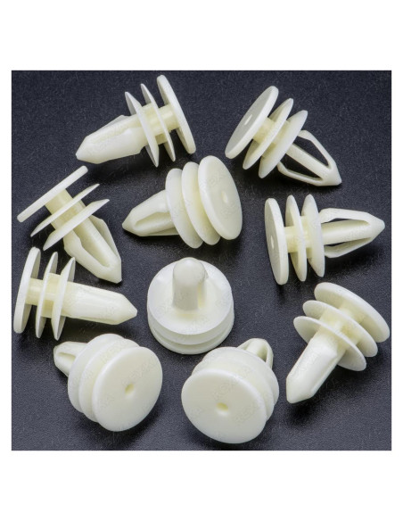 10 Sujetadores Clips de Panel de Puerta Rexka para GM y Ford