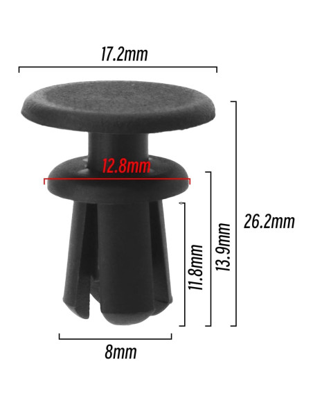 20 Clips de Recorte de Plástico para BMW E36 E39 E46 - El Señor de las Herramientas