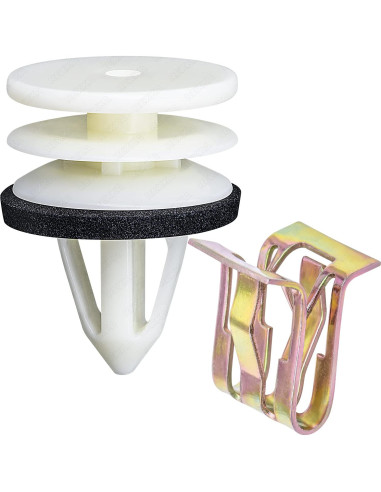 Kit de Clips de Retención de Panel de Puerta GM Rexka 15 Pcs