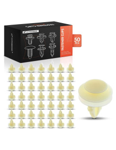 A-Premium 50 Clips Sujetadores de Panel para Ford - 1.90 cm