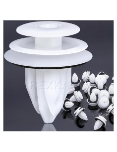 Sujetadores de Panel de Recorte de Puerta Rexka 40pcs OEM 90467-A0005