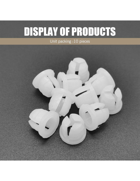 10 Clips de Varilla de Elevación de Puerta Antioxidante Dawfall