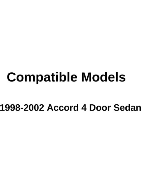 Cristal Templado Ventana Puerta Trasera Izquierda Honda Accord 1998-2002