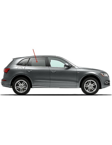 Ventana trasera derecha Audi Q5/SQ5 2009-2017 vidrio templado
