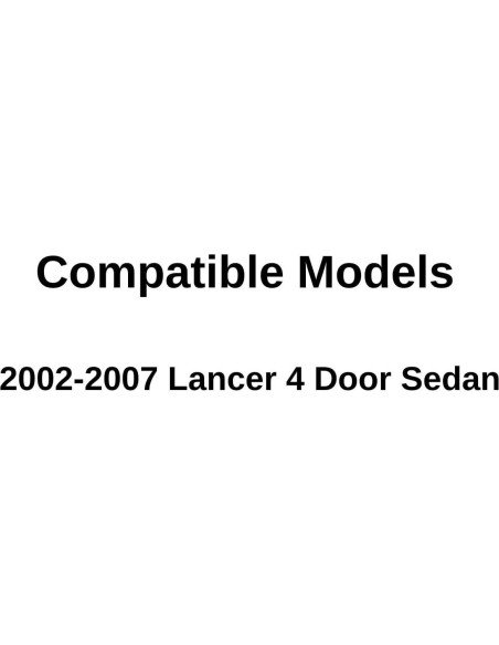 Ventana trasera derecha Mitsubishi Lancer 2002-2007 4 puertas