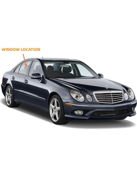 Vidrio Templado K&L para Ventana Trasera Derecha Mercedes E320 E350 E500 E550 E55AMG E63AMG 2003-2009