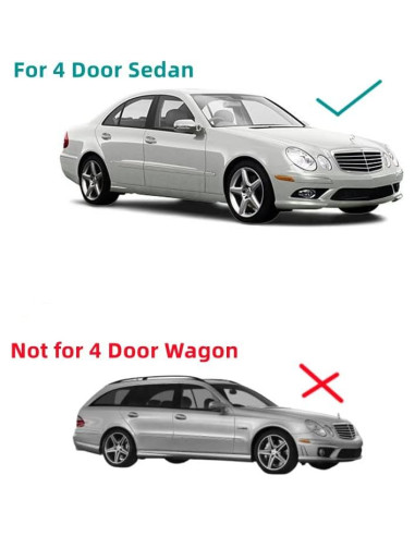 Vidrio Templado K&L para Ventana Trasera Derecha Mercedes E320 E350 E500 E550 E55AMG E63AMG 2003-2009