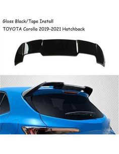 Alerón Trasero Toyota Corolla Hatchback 2019-2024 Negro Brillante 2