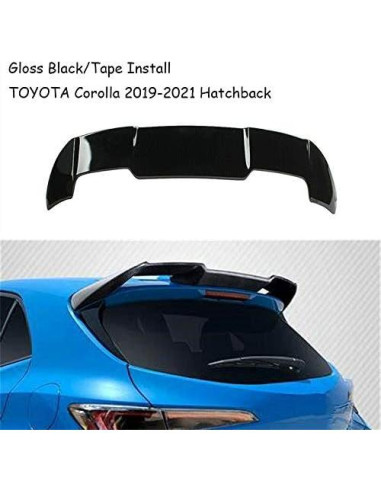 Alerón Trasero Toyota Corolla Hatchback 2019-2024 Negro Brillante