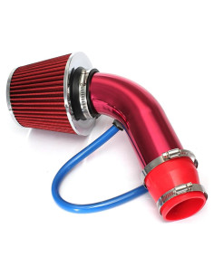 Kit de Admisión de Aire Frío Vechkom 76mm Rojo - Alto Rendimiento