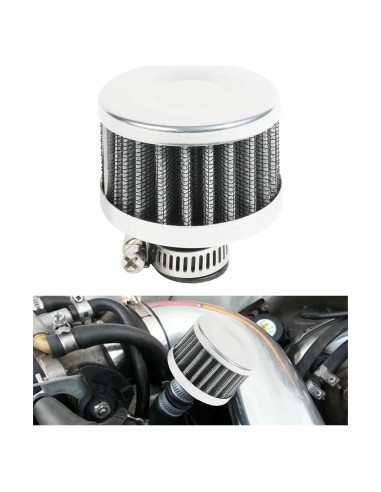 Filtro de Aire RACOONA Universal Plata 1.19 cm para Auto/Moto