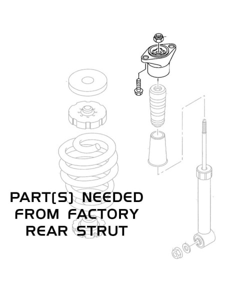 Godspeed MRS1830-A Coilovers para Audi A4 B6/B7 2002-2009