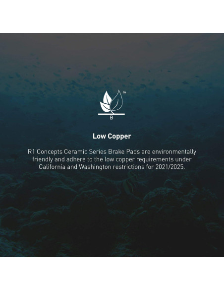 Pastillas de Freno Cerámicas R1 Concepts Frontales para Mitsubishi Lancer 2002-2007