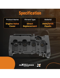 Tapa de Válvula Motor maXpeedingrods Audi A4 Quattro 2.0L 2005-2009 2