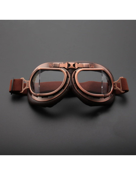 Gafas de Motocicleta MUXSAM Vintage a Prueba de Viento