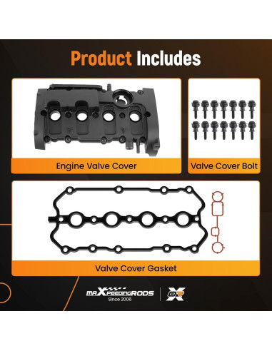 Tapa de Válvula Motor maXpeedingrods Audi A4 Quattro 2.0L 2005-2009