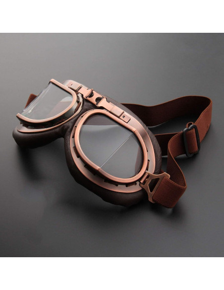 Gafas de Motocicleta MUXSAM Vintage a Prueba de Viento